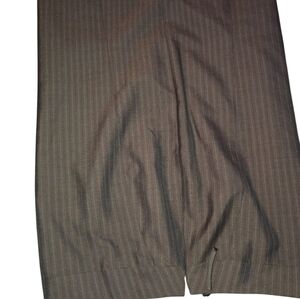 Anne Klein Men's Dark Brown Striped Shorts